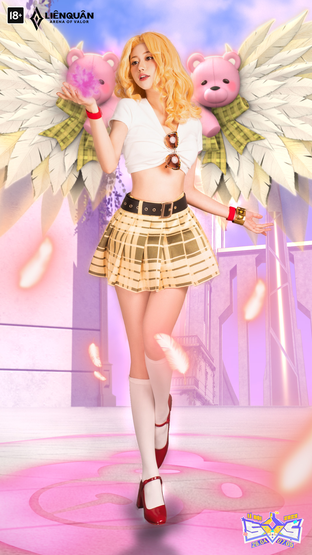 Arena of Valor Cosplay Lauriel Blushinng Blossom