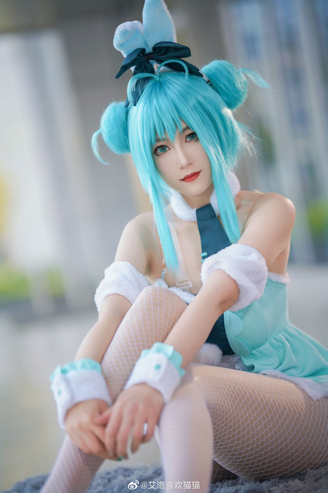 [艾洛喜歡貓貓] 初音未來 兔女郎手辦同款cosplay