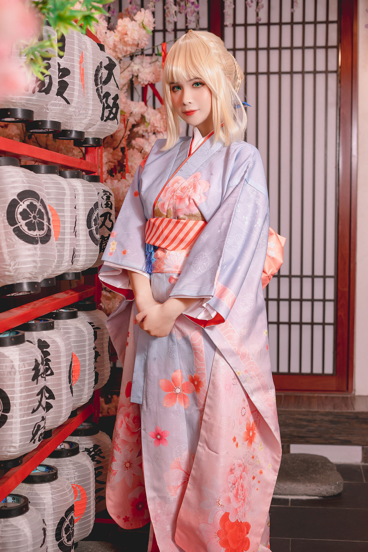 Pyon – Saber Kimono