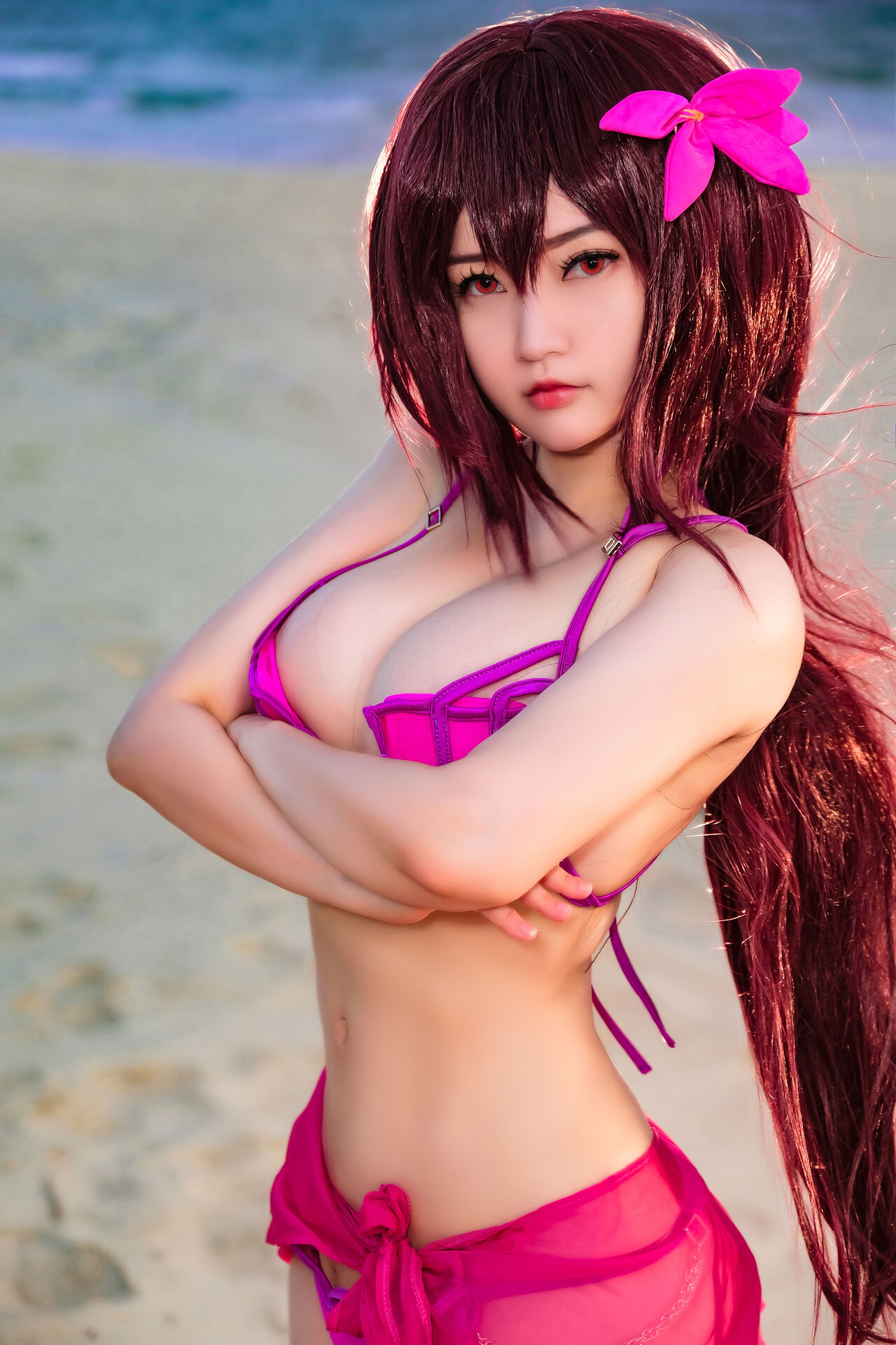 Potato Godzilla – Scathach Swimsuit