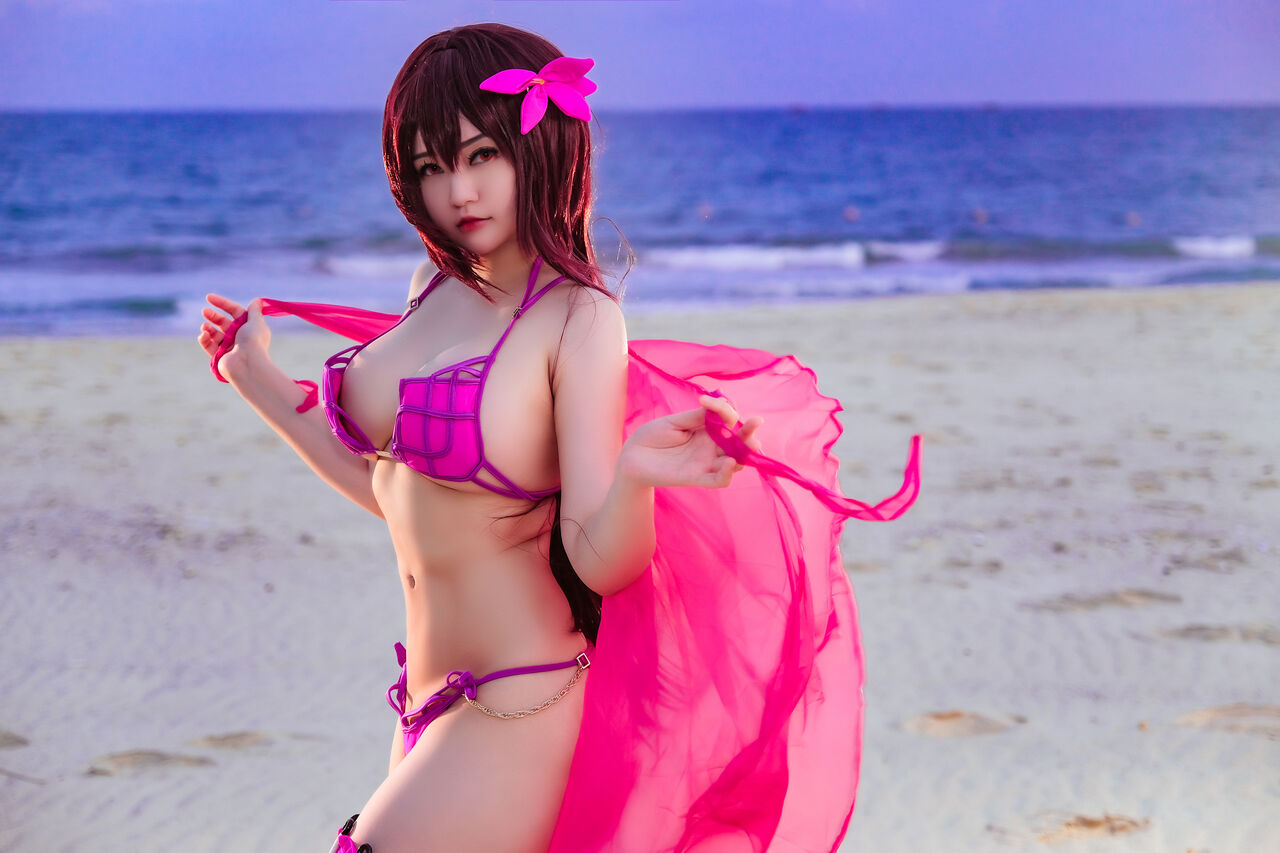 Potato Godzilla – Scathach Swimsuit